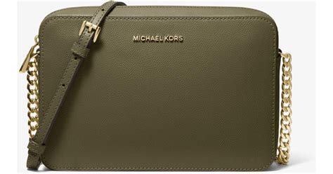 michael kors shoulder bag green|michael kors olive green crossbody.